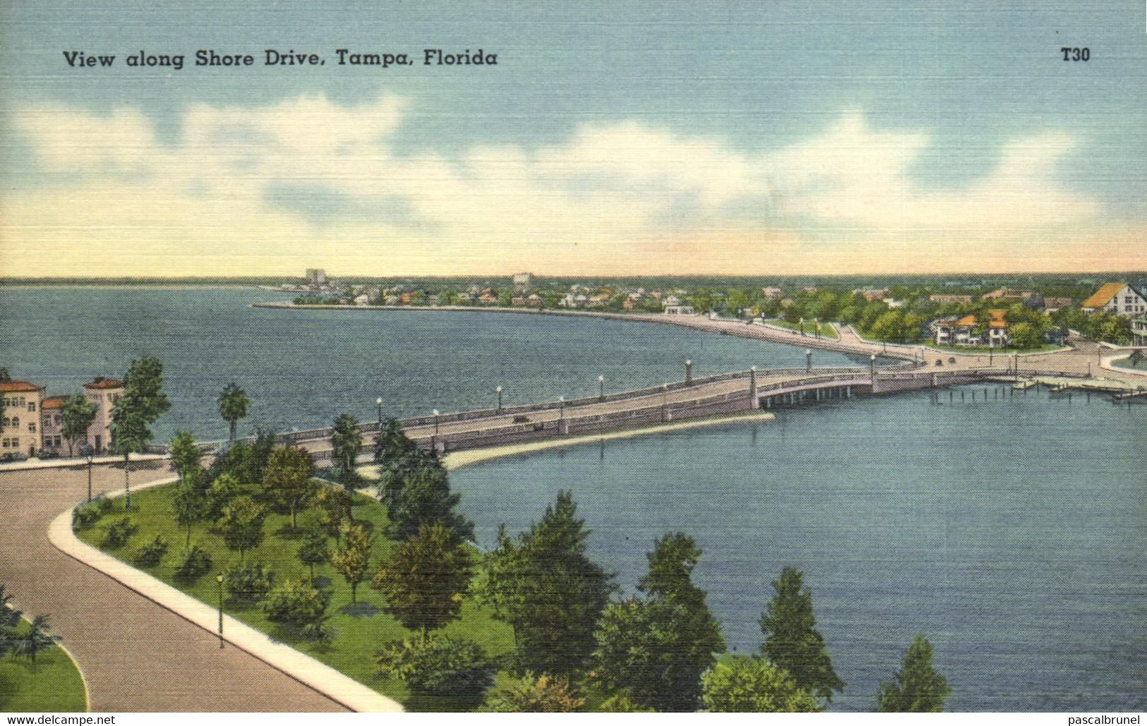 TAMPA - VIEW ALONG SHORE DRIVE - Tampa