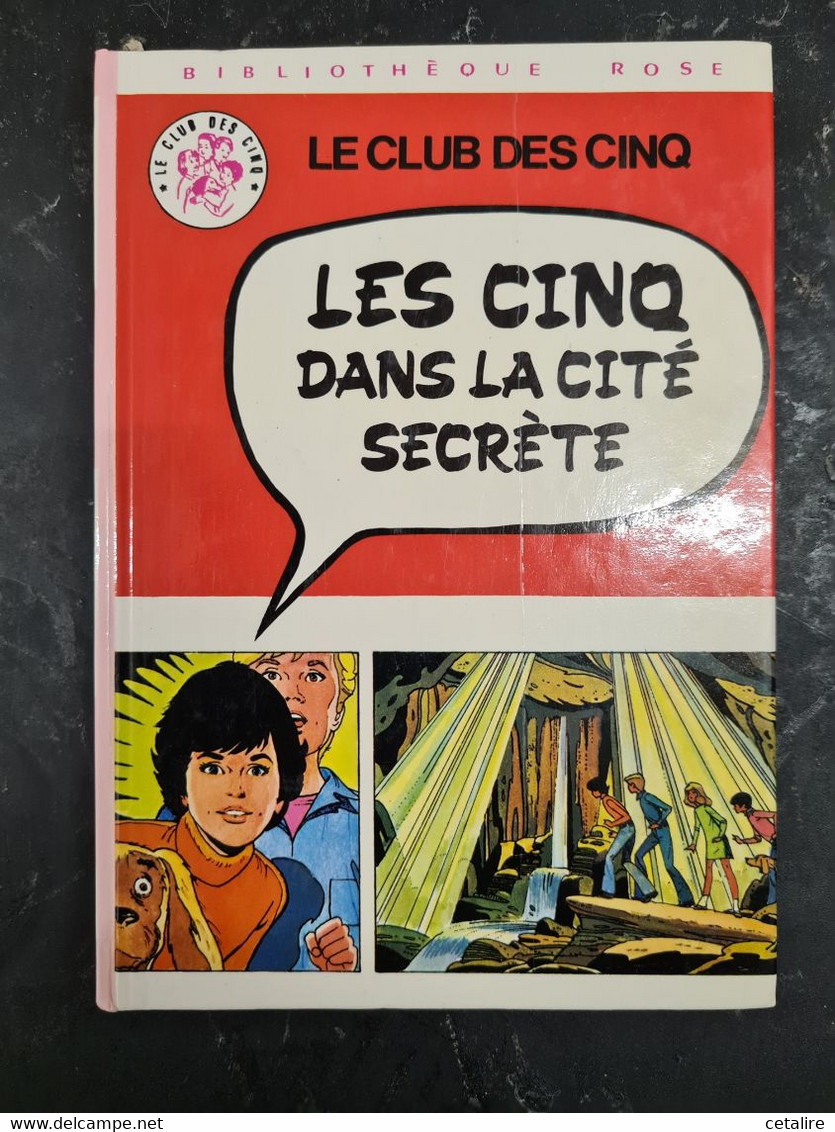 Les Cinq Dans La Cité Secrete Enid Blyton +++COMME NEUF+++ - Bibliothèque Rose