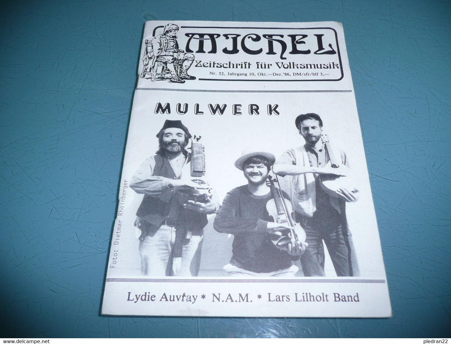 FANZINE REVUE MICHEL ZEITSCHRIFT FUR VOLKSMUSIK MUSIQUE POPULAIRE FOLKLORE N° 52 OCTOBRE DECEMBRE 1986 - Musik