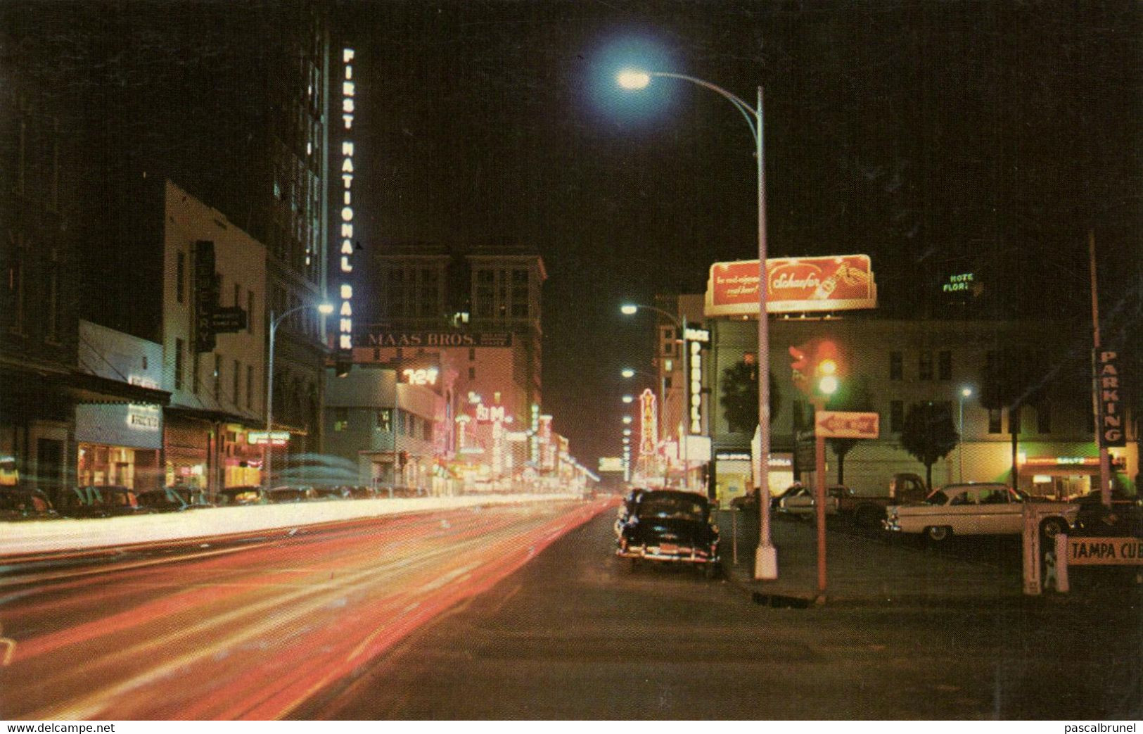 TAMPA - FRANKLIN STREET AT NIGHT - Tampa