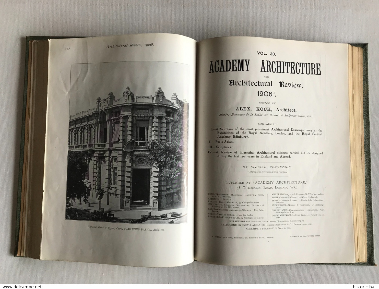 ACADEMY ARCHITECTURE & Architectural Review - vol 29 & 30 - 1906 - Alexander KOCH