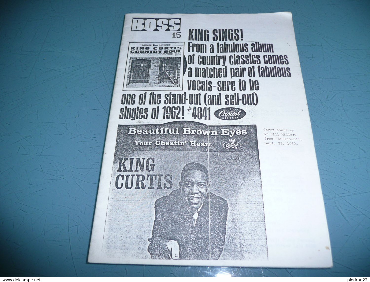 FANZINE REVUE BOSS 15 A NEWSLETTER FOR KING CURTIS RECORD COLLECTOR ANNEES 1980 ? MUSIQUE - Ontwikkeling