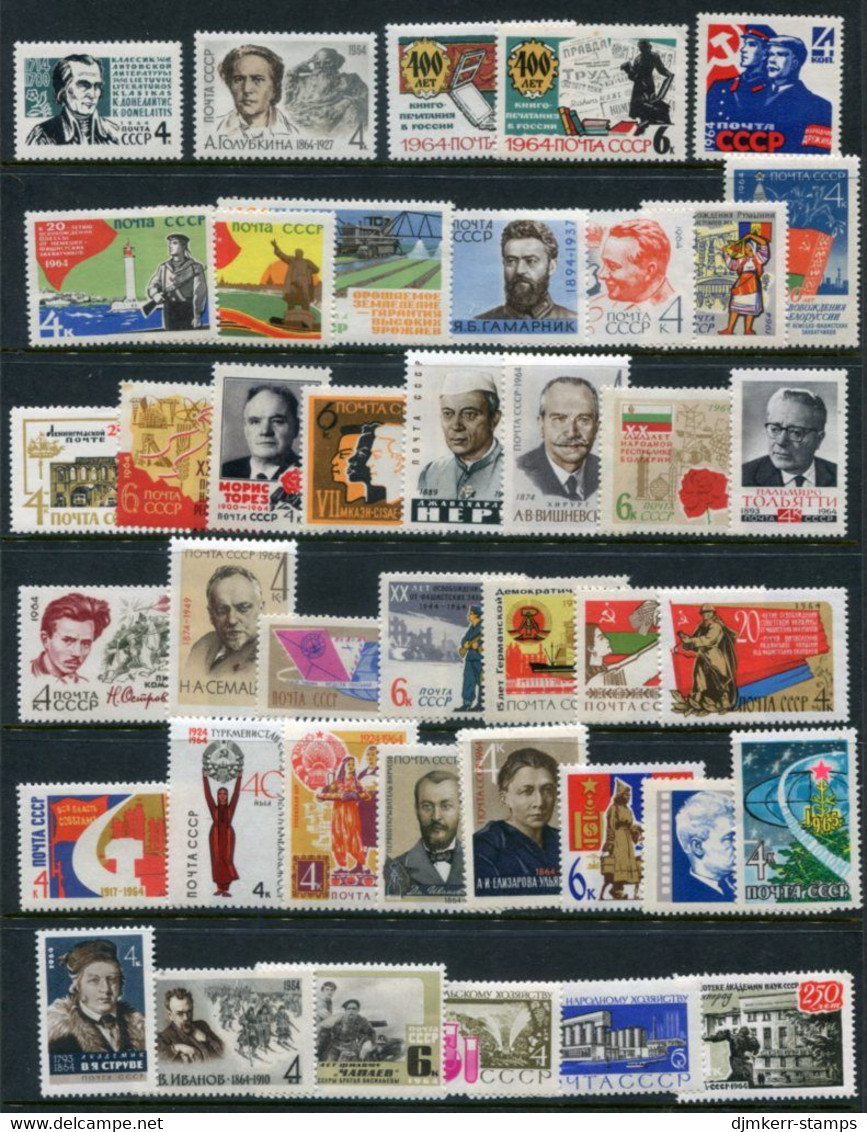 SOVIET UNION 1964  Forty Commemorative Issues MNH / **. - Nuovi