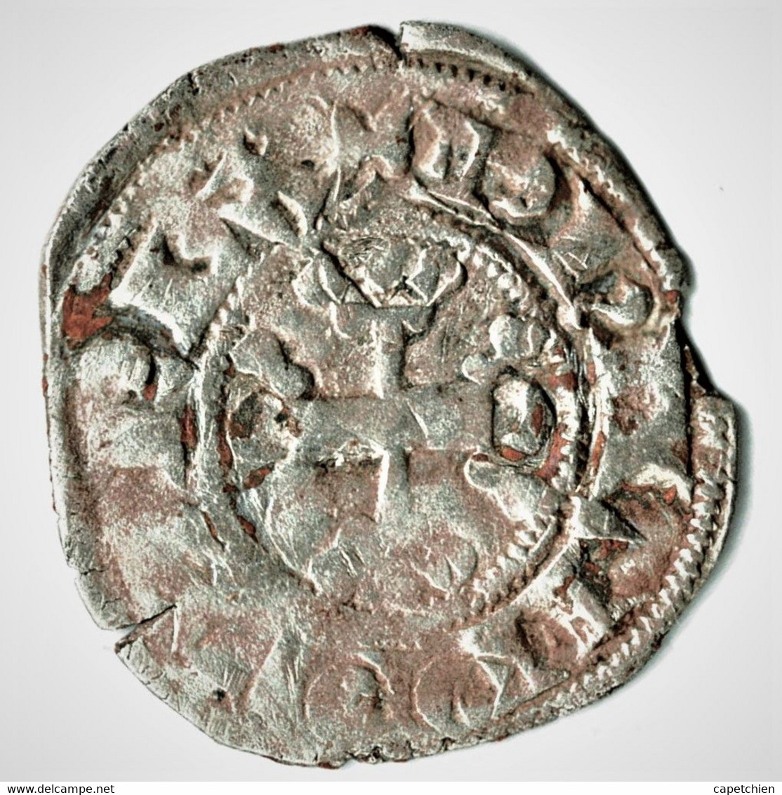 FRANCE / PHILIPPE IV LE BEL // DOUBLE ROYAL / PHILIPPUS REX / MONETA DUPLEX / 1.27 G / 20.5 Mm - 1285-1314 Philipp IV Der Schöne