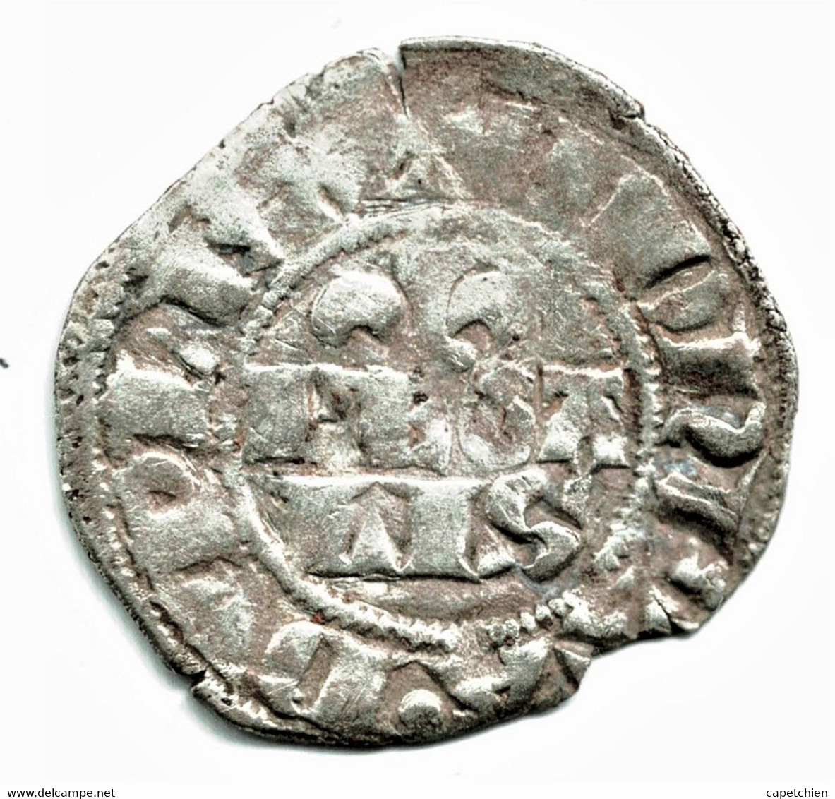 FRANCE / PHILIPPE IV LE BEL // DOUBLE ROYAL / PHILIPPUS REX / MONETA DUPLEX / 1.27 G / 20.5 Mm - 1285-1314 Philipp IV Der Schöne