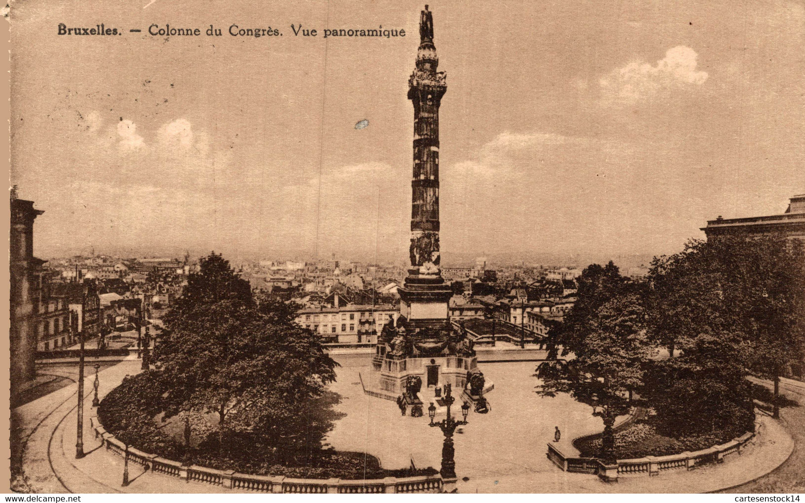 N°36642 Z Cpa Bruxelles -colonne Du Congrès- - Places, Squares