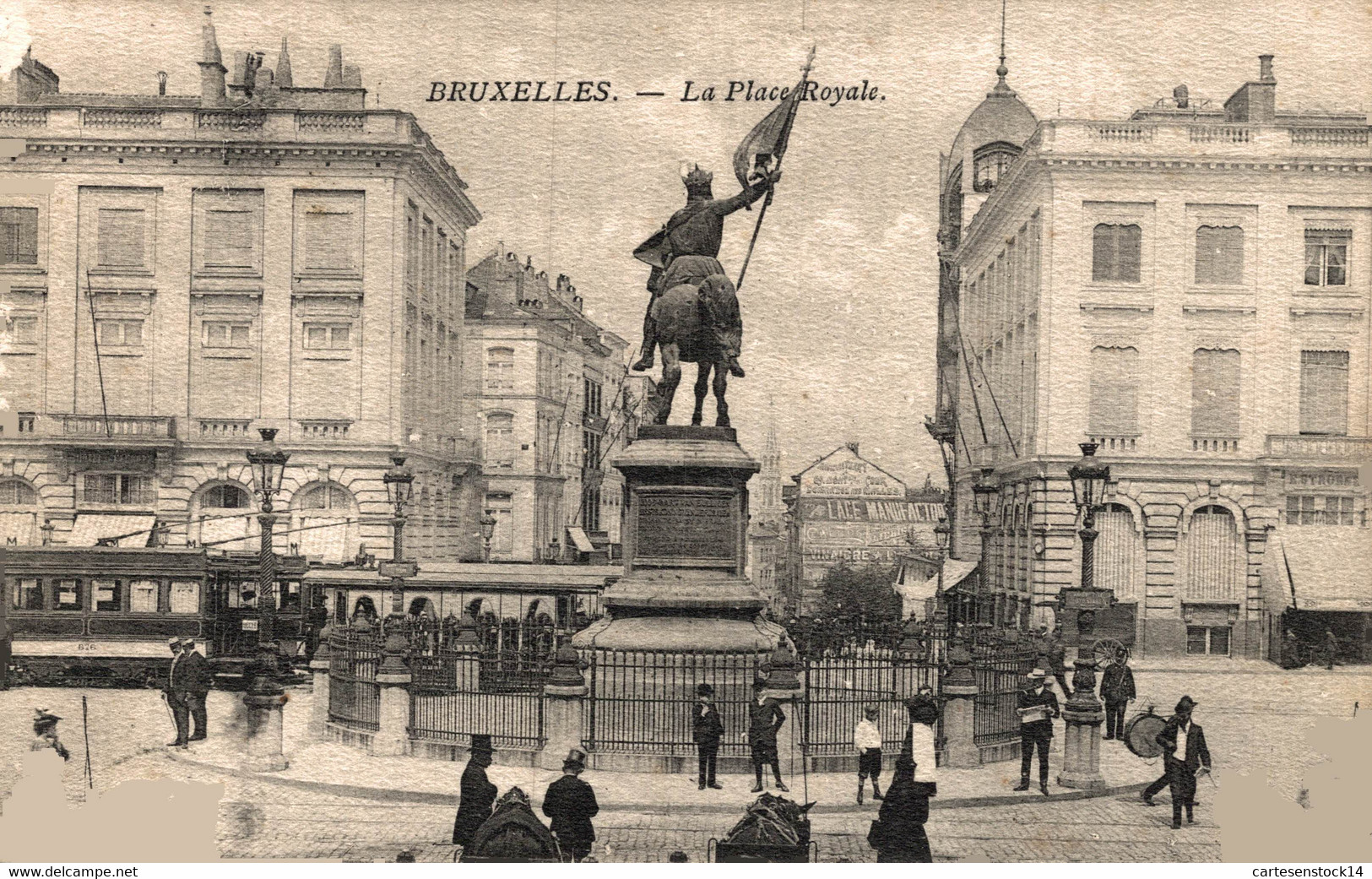 N°36647 Z -cpa Bruxelles -place Royale-- - Places, Squares