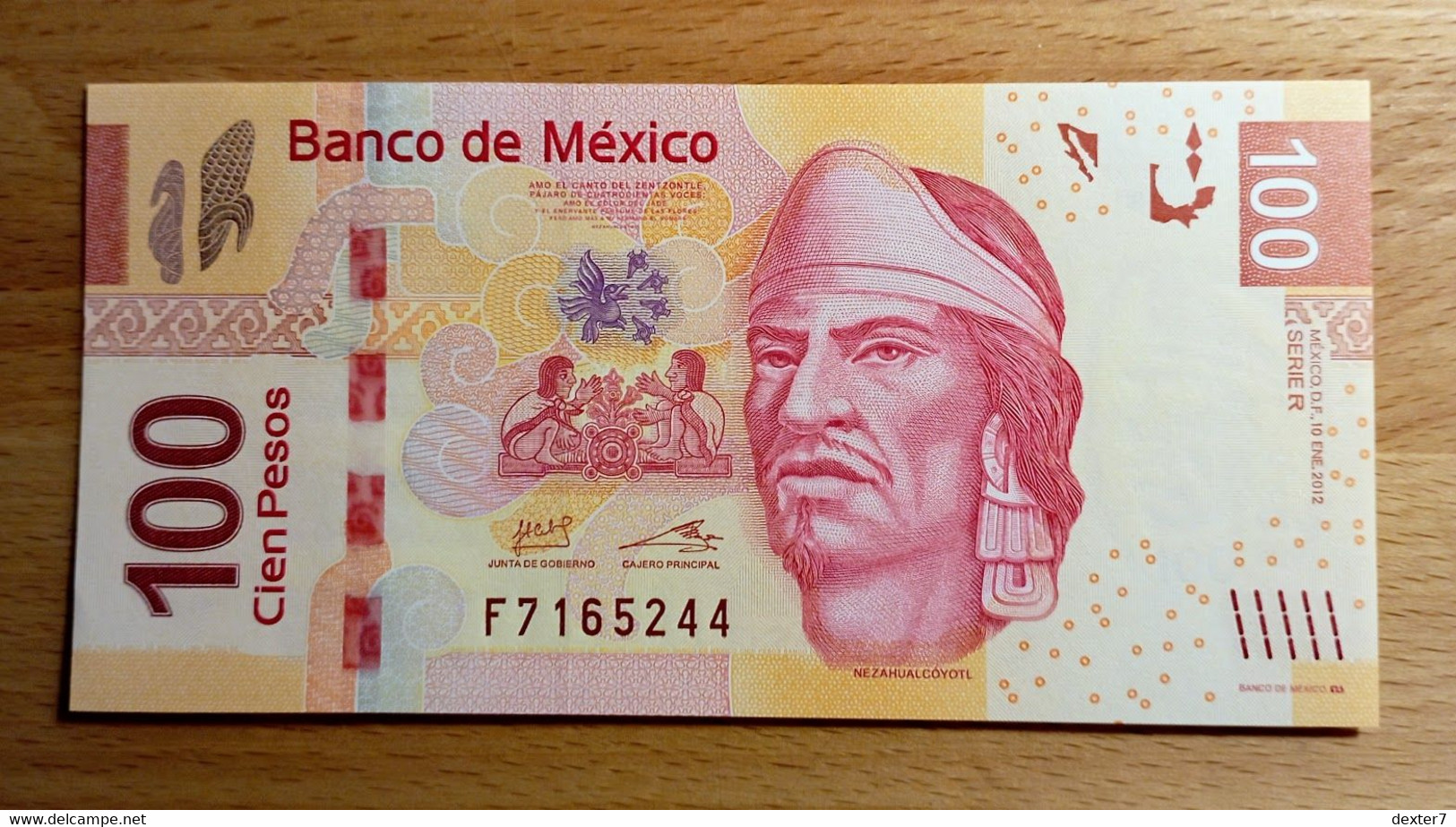 Mexico 100 Pesos UNC 2009 2012 Messico Polymer R Series - Mexico