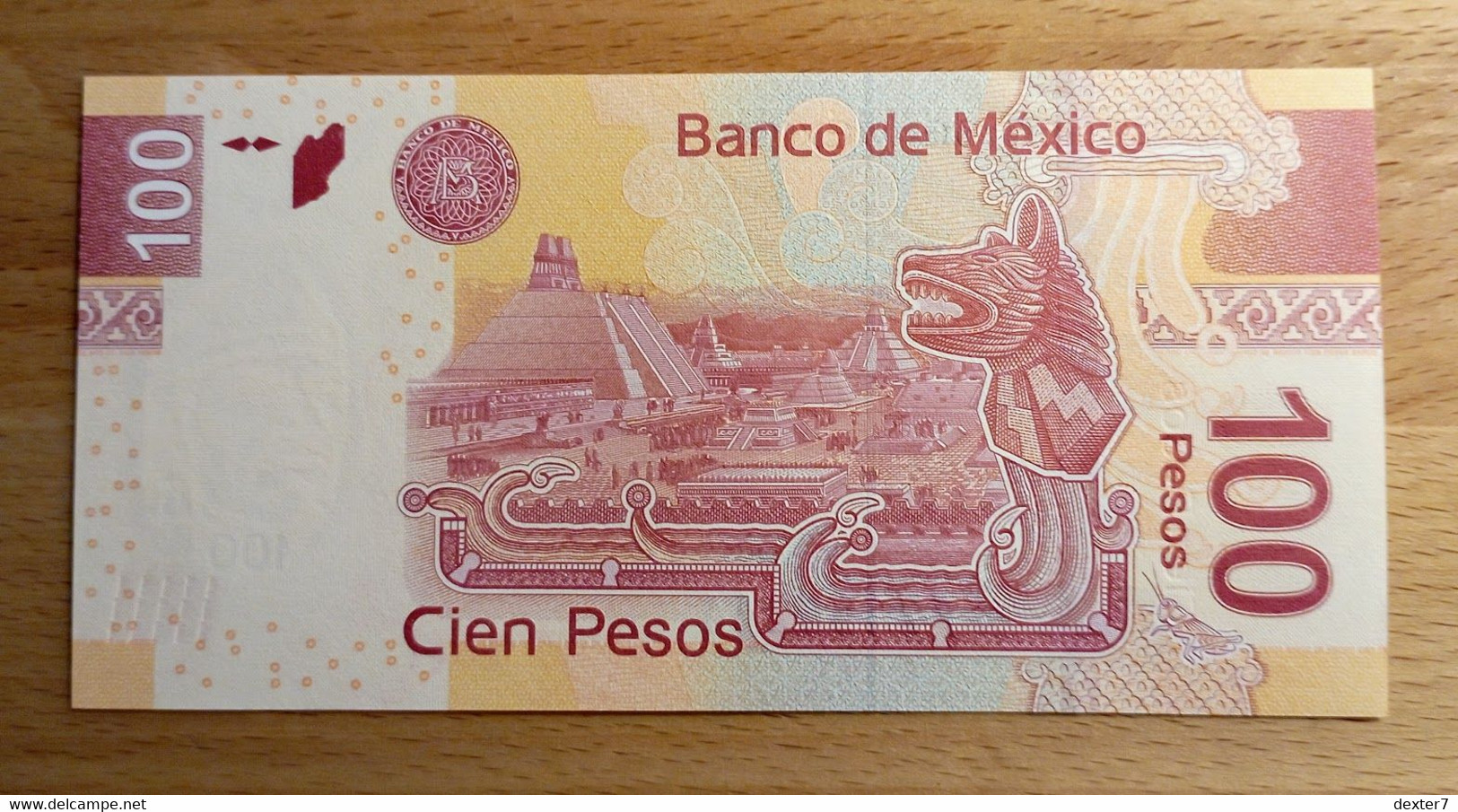 Mexico 100 Pesos UNC 2009 2012 Messico Polymer R Series - Mexico