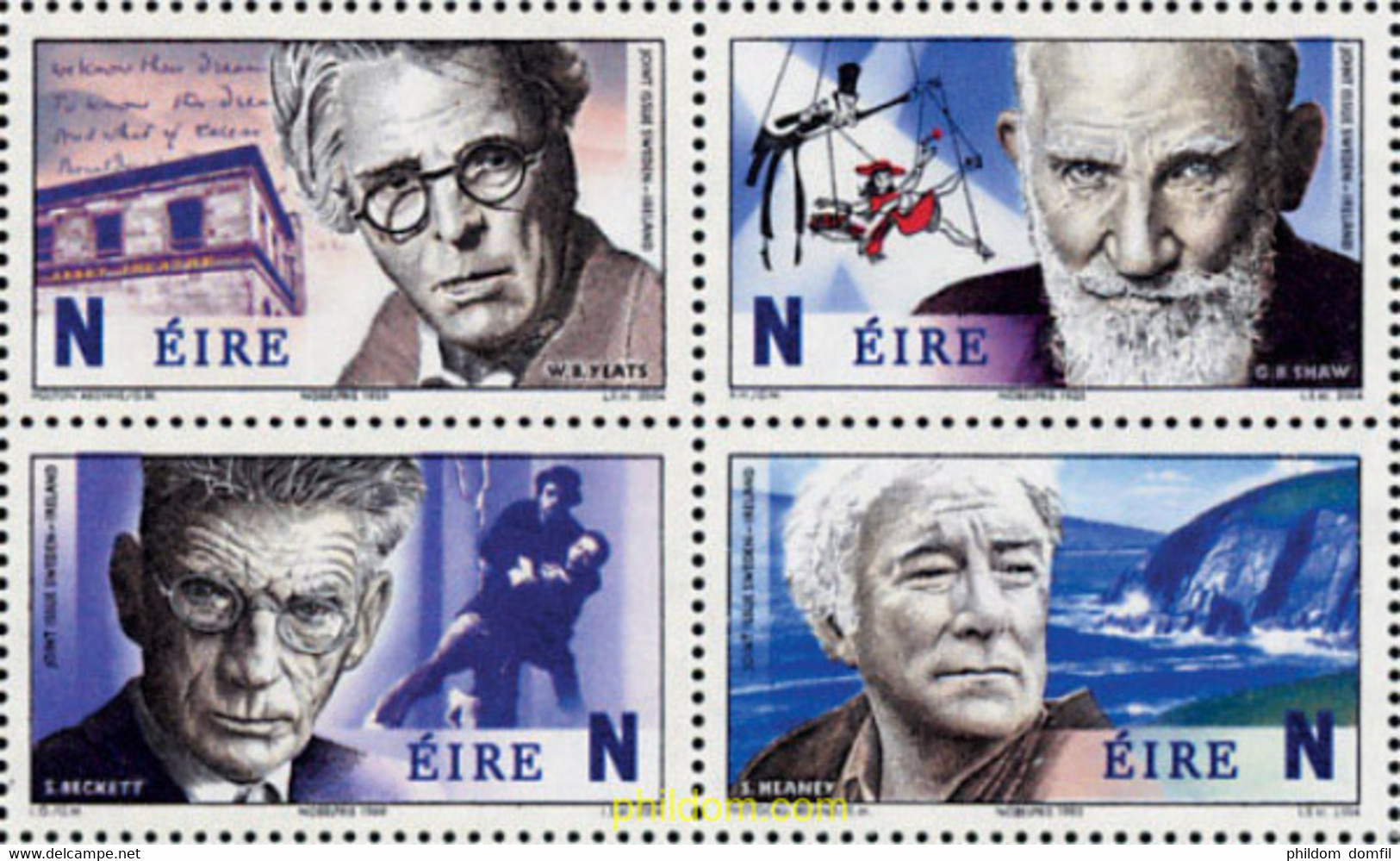 148905 MNH IRLANDA 2004 PREMIOS NOBEL - Collections, Lots & Series