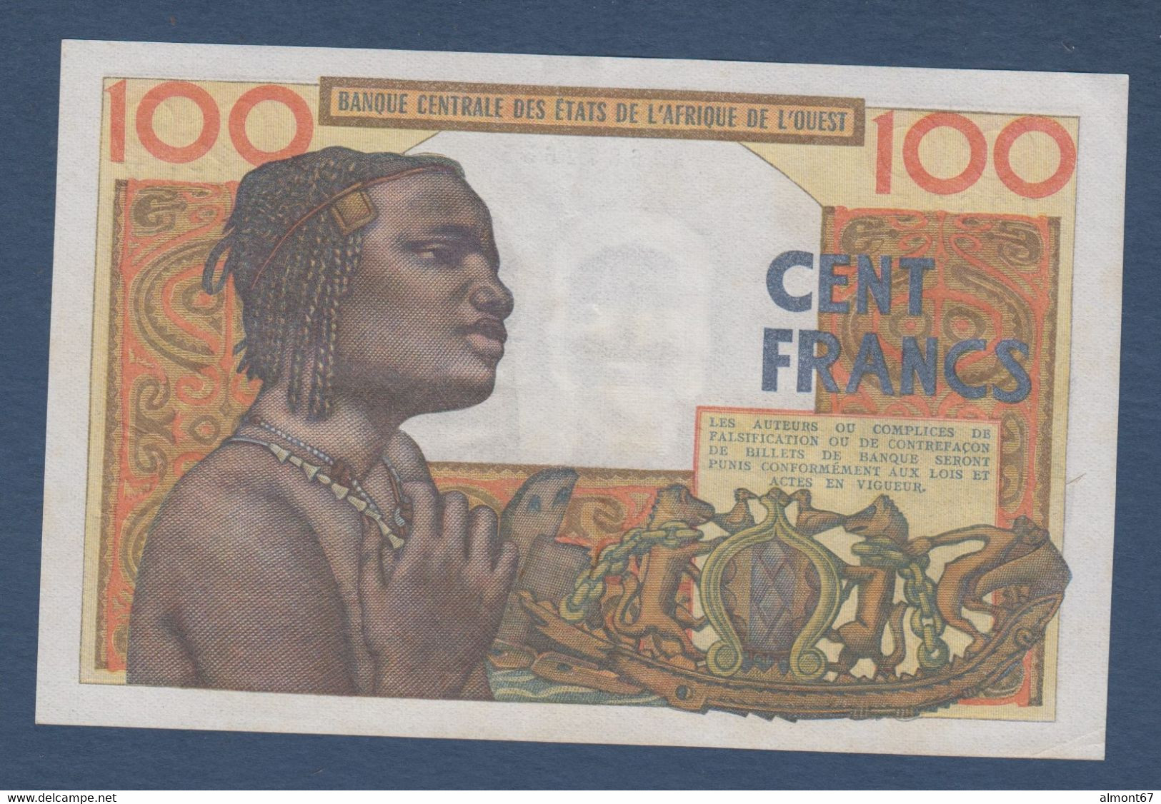 SENEGAL  ( Lettre K ) 100 Francs Etats De L' Afrique De L'Ouest - Senegal
