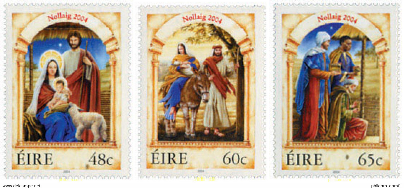 157841 MNH IRLANDA 2004 NAVIDAD 2004 - Collections, Lots & Séries