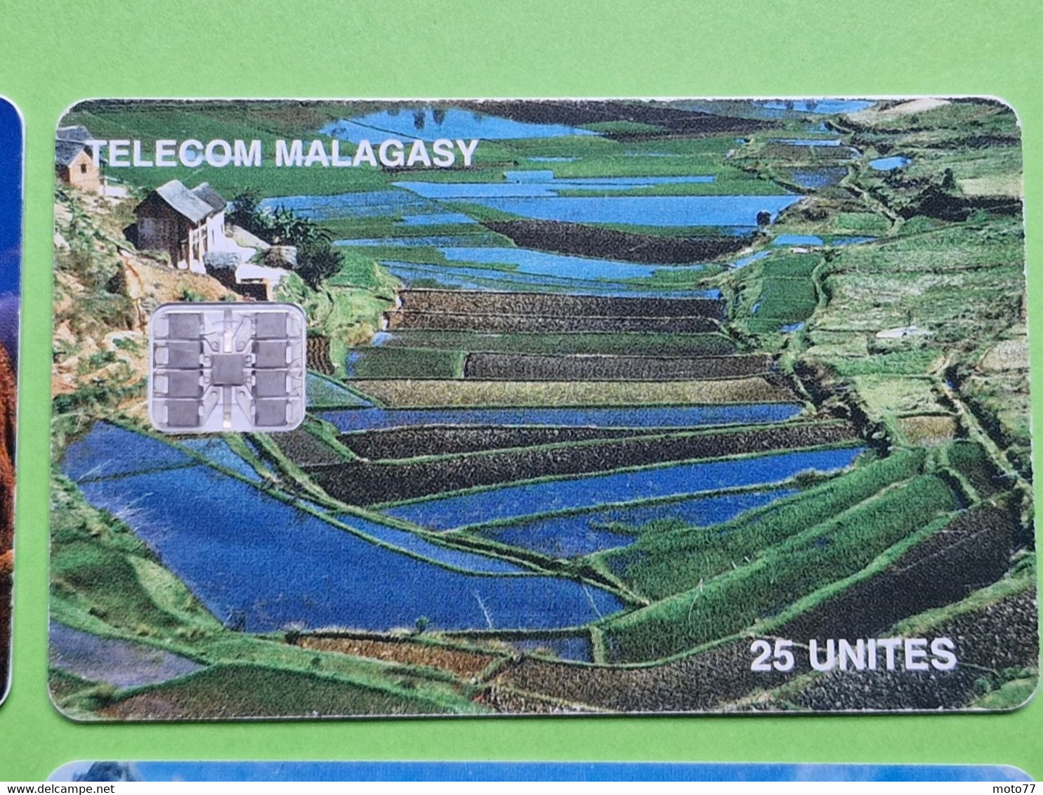 Lot 4 Cartes Téléphonique MADAGASCAR - VIDE - Télécarte Cabine Téléphone - Paysage Geysers Rizières Baobabs Stingy - Madagaskar