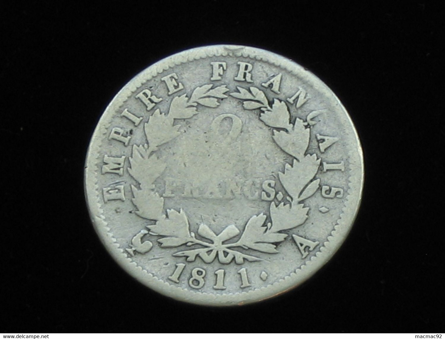 RARE !!!  2 Francs  1811 A -  Napoléon 1er -  1er Empire  **** EN ACHAT IMMEDIAT **** - 2 Francs