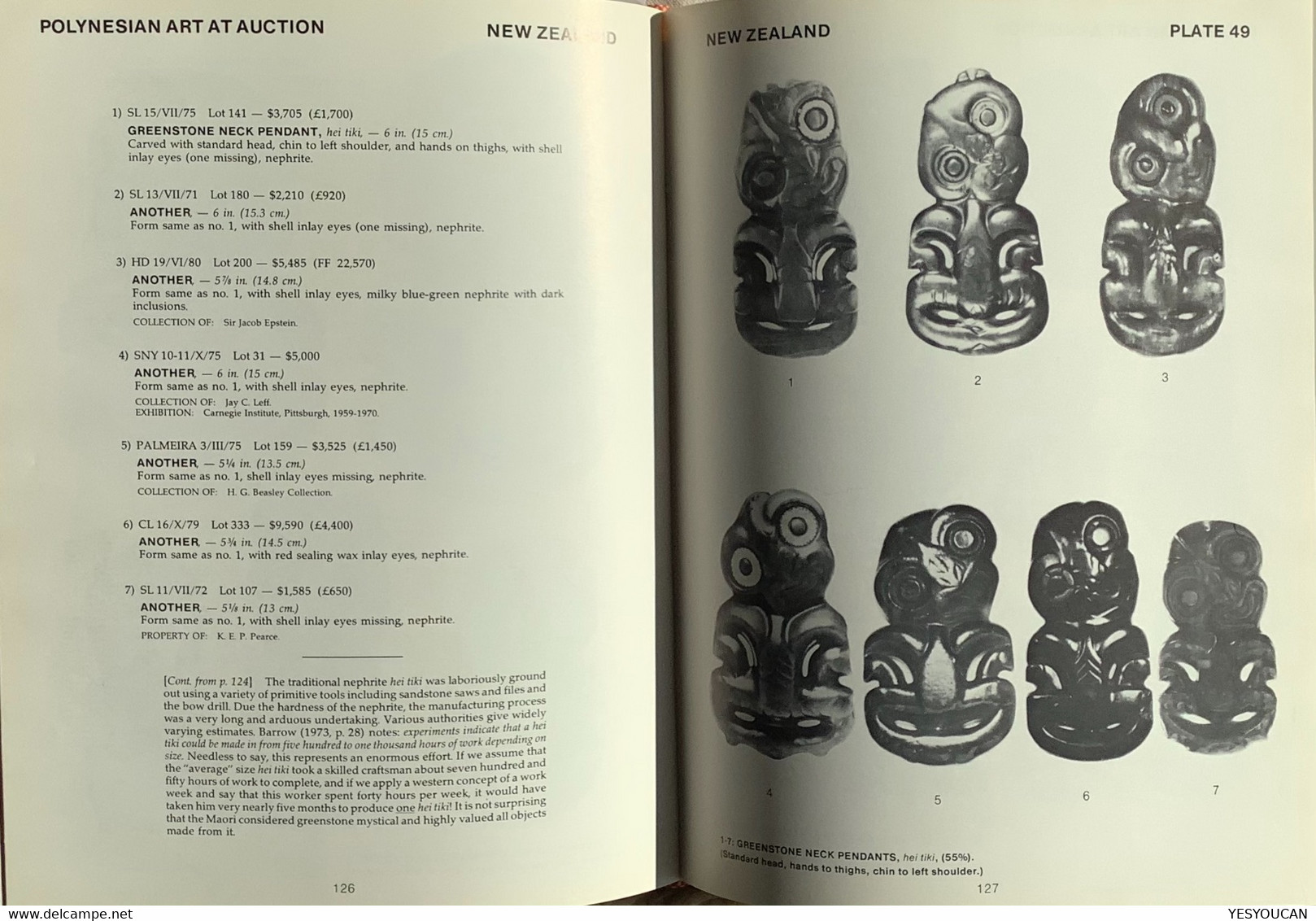 MACK (Charles W). Polynesian Art At Auction 1965-1980. Mack-Nasser Publishing, Northboro, Mass. 1982 (Book Tribal Livre - Primitive  Kunst