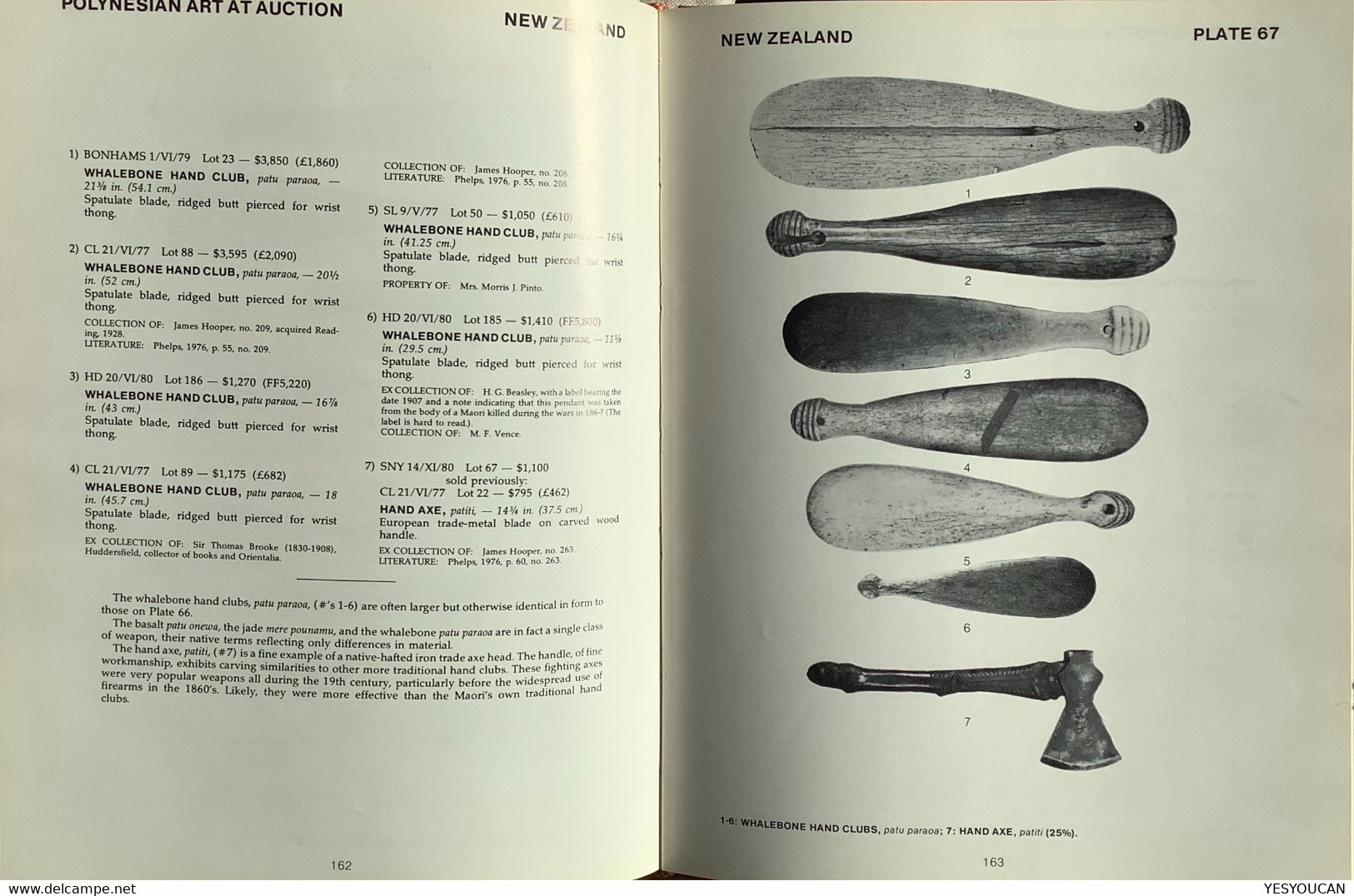 MACK (Charles W). Polynesian Art At Auction 1965-1980. Mack-Nasser Publishing, Northboro, Mass. 1982 (Book Tribal Livre - Primary Arts