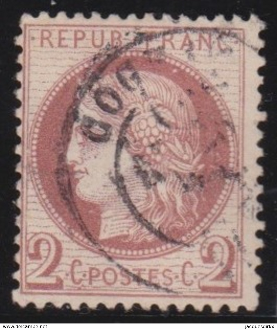 France   .   Y&T   .    51   .     O    .   Oblitéré - 1871-1875 Cérès