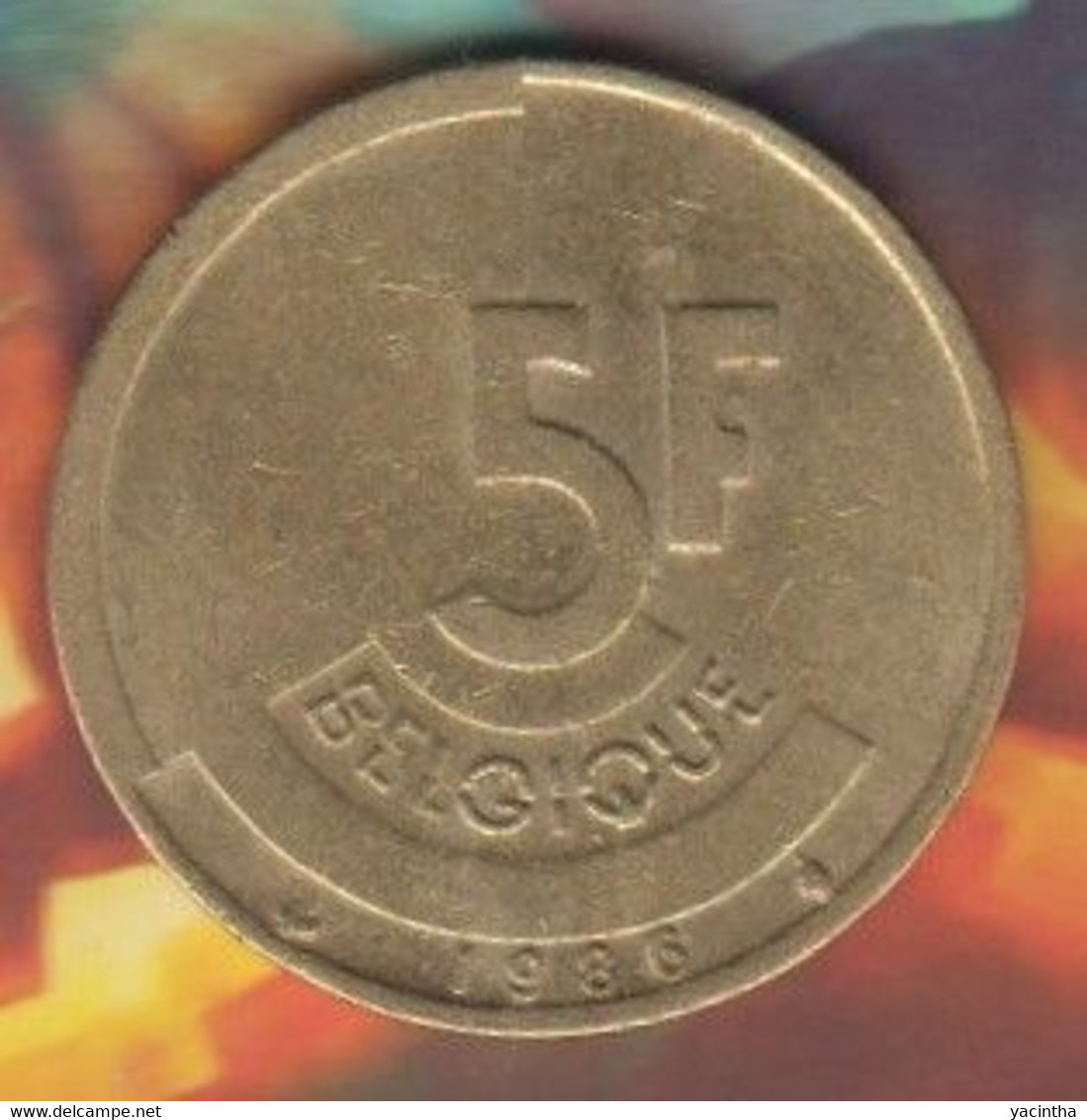 @Y@  België   5 Frank  1986     (4934) - 20 Francs