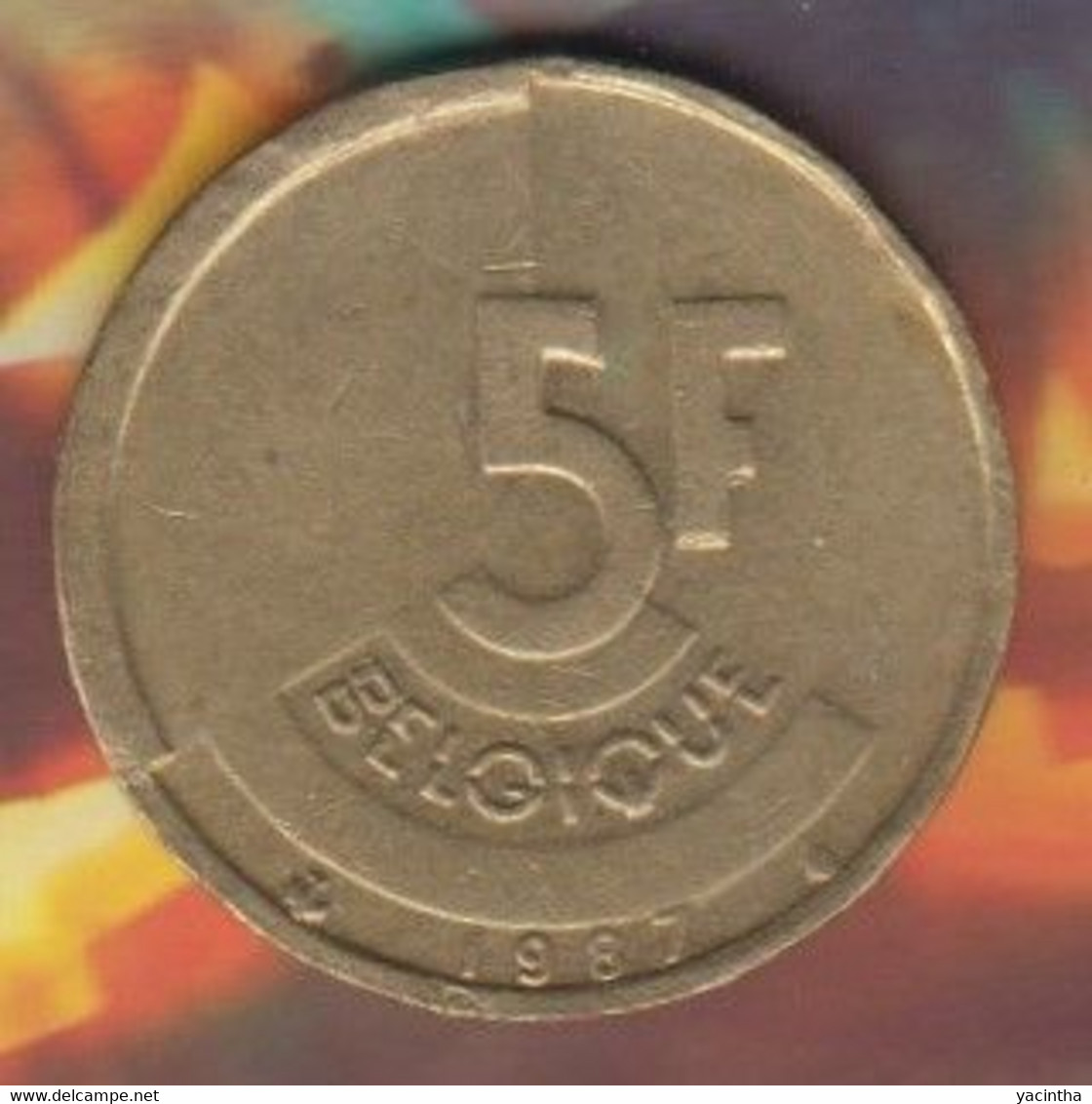 @Y@  België   5 Frank  1987     (4935) - 20 Francs