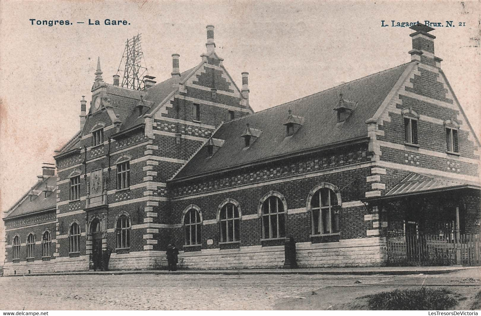 Tongres - La Gare - BELGIQUE - Edit Lagaert  - Carte Postale Ancienne - Tongeren