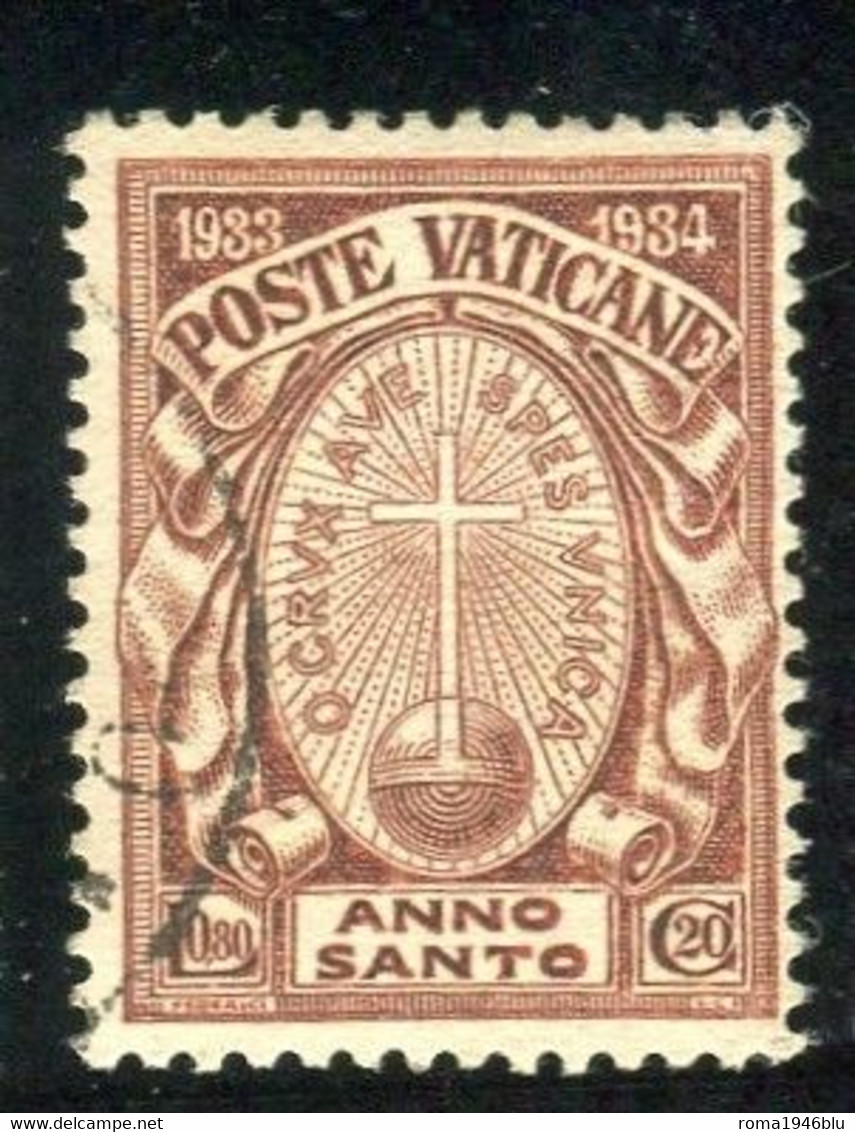 VATICANO 1933 ANNO SANTO 80+20 C. USATO - Usati