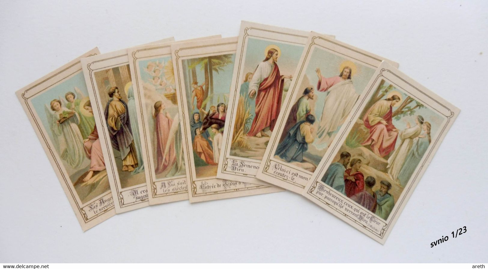 Lot De 7 Images Pieuses / Religieuses ~ Voir Les Photos De Toutes Les Images - Images Religieuses
