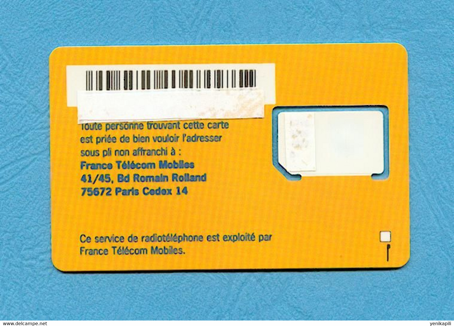 ( 5900 ) - Carte GSM - France - ITINERIS - OLA  - ( Neuve ) - *** EC *** - Voir Scan - - Mobicartes: Móviles/SIM)