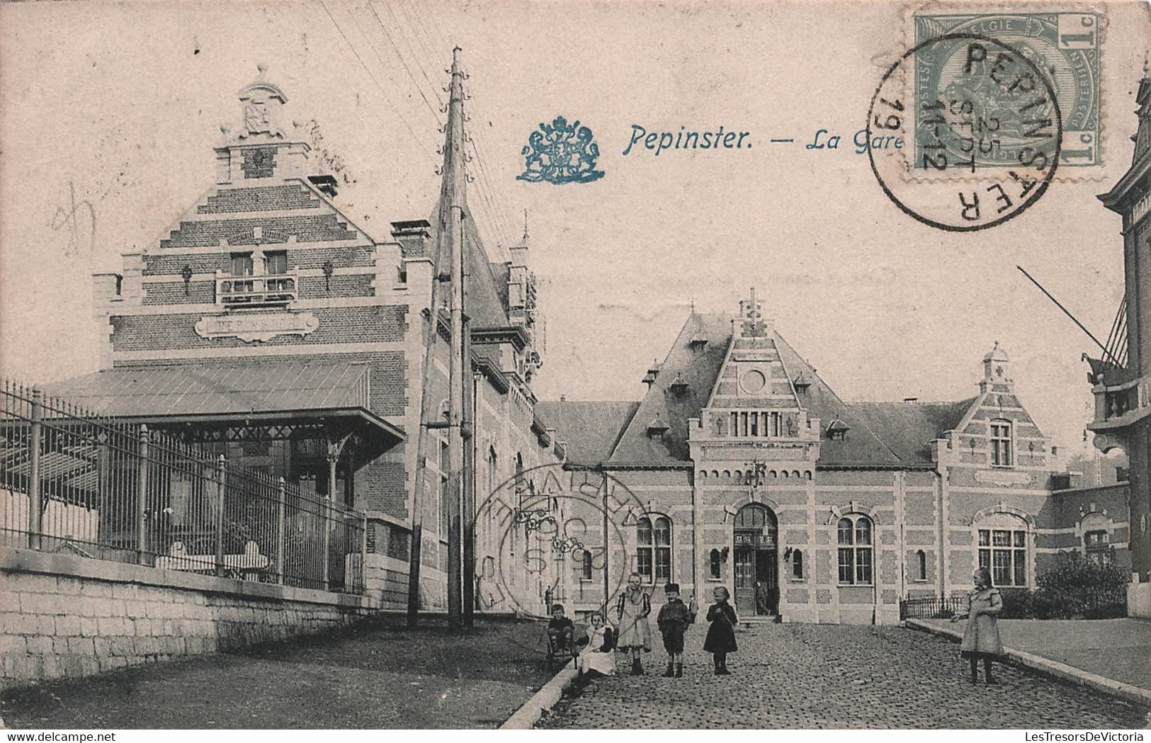 Pepinster -  La Gare - Animé - BELGIQUE - Carte Postale Ancienne - Pepinster