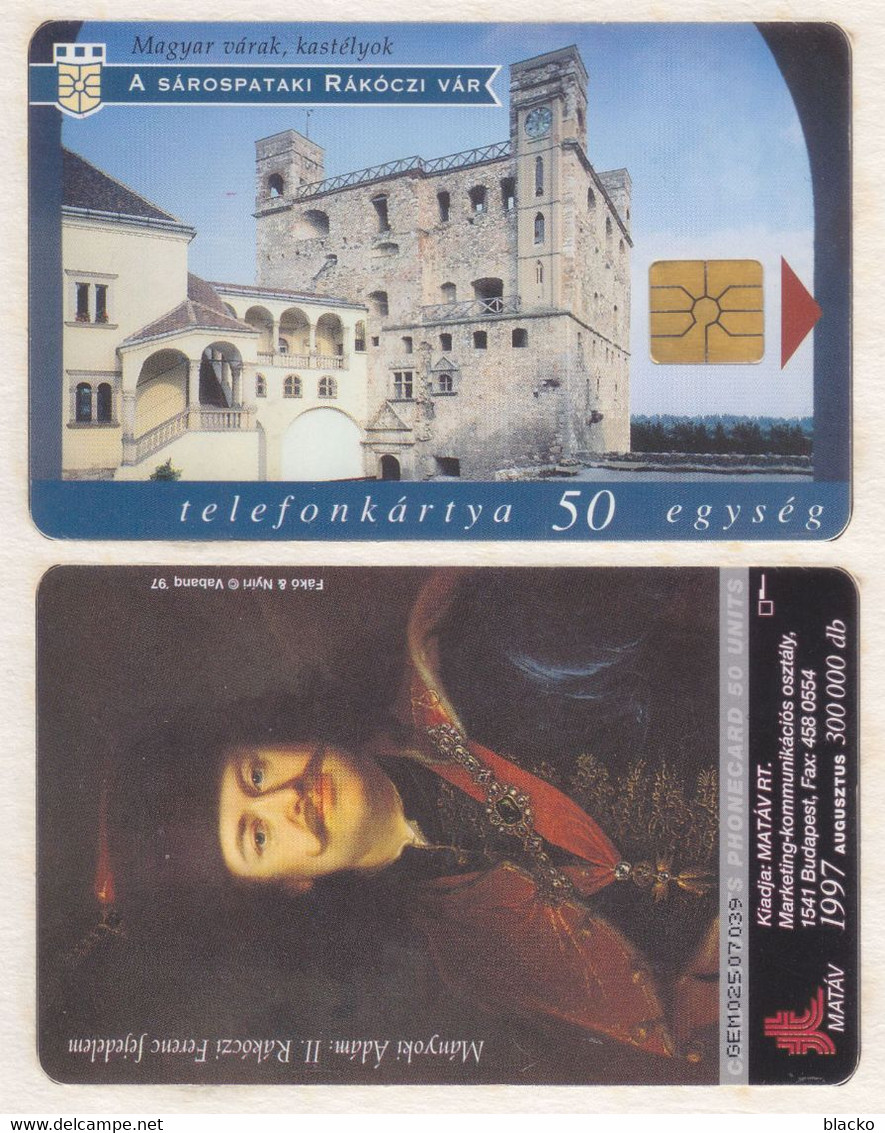 Hungary - 1997 - Castle Serie - 5 Diff Dbz23 - Arenden & Roofvogels