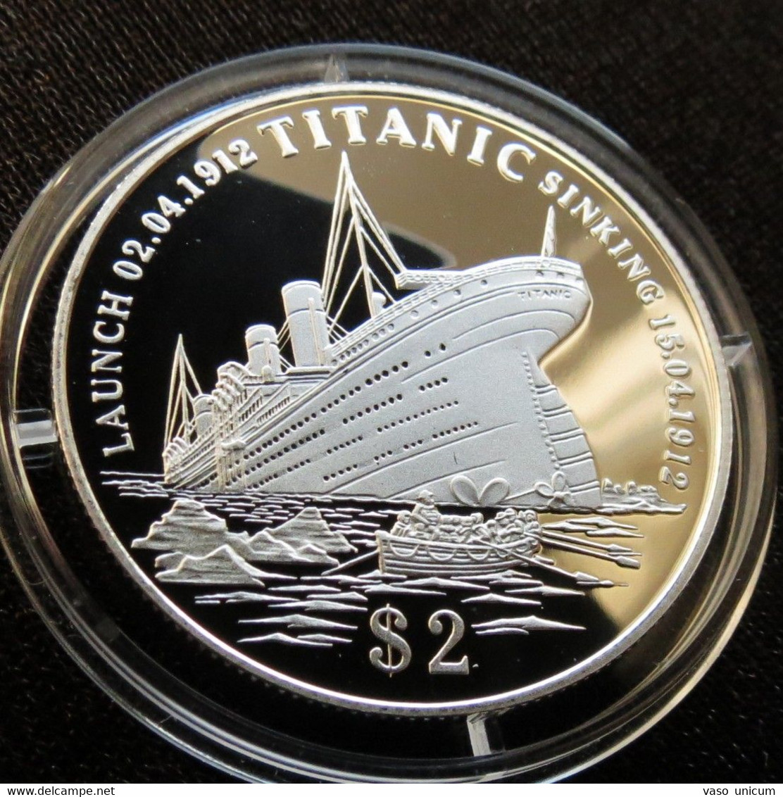 Kiribati 2 $ 1998 Ship Titanic - Kiribati