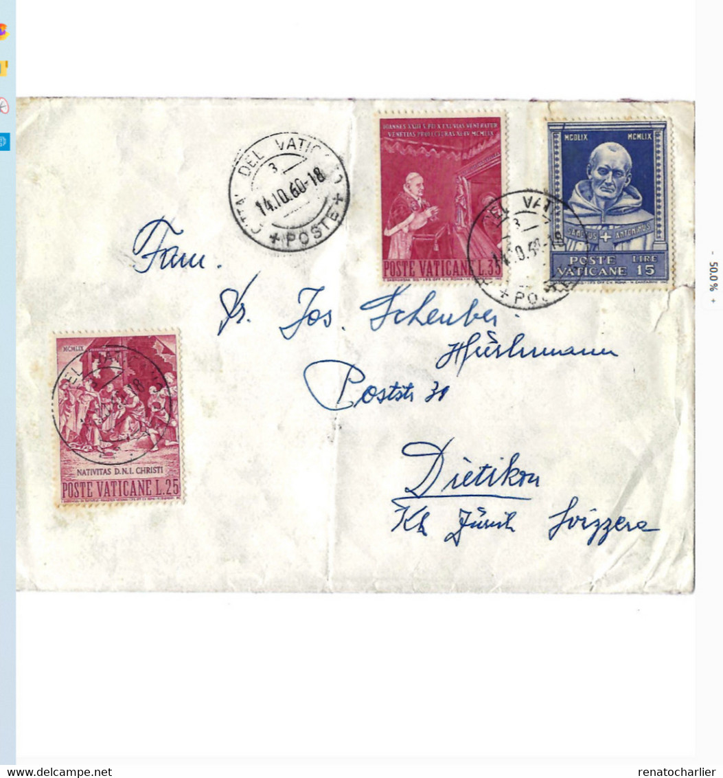 Lettre Adressée à Dietikon (Suisse) - Lettres & Documents