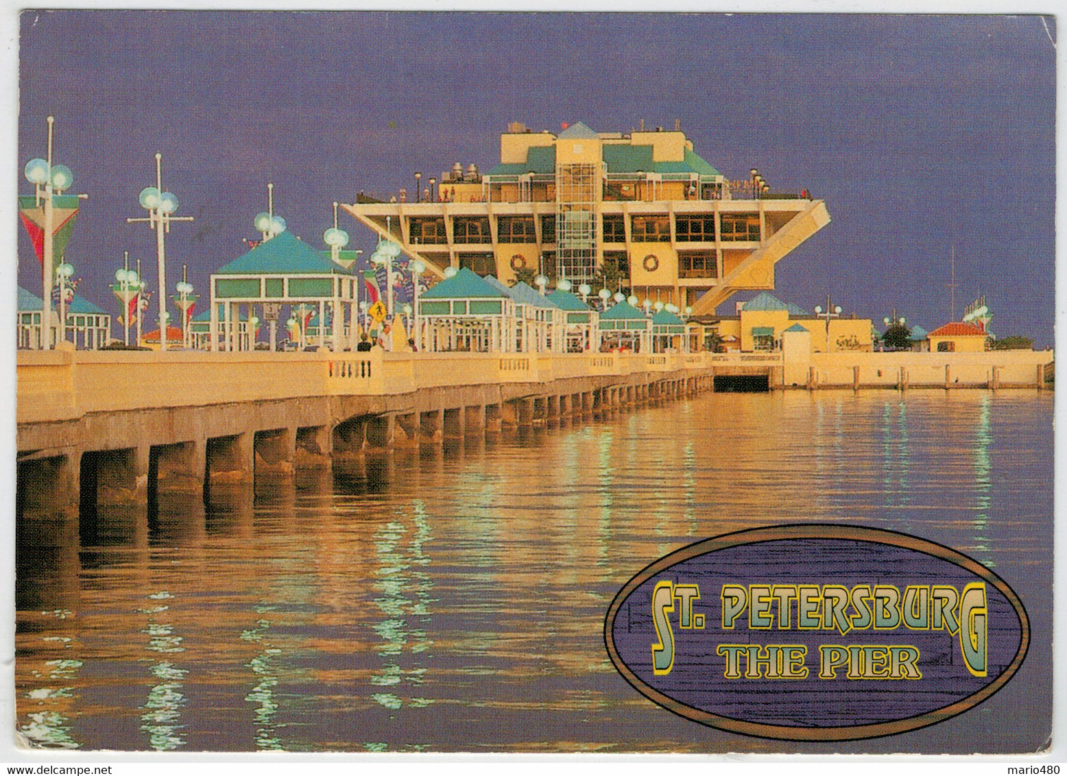 ST. PETERSBURG   PIER    FLORIDA     2 SCAN  (VIAGGIATA) - St Petersburg