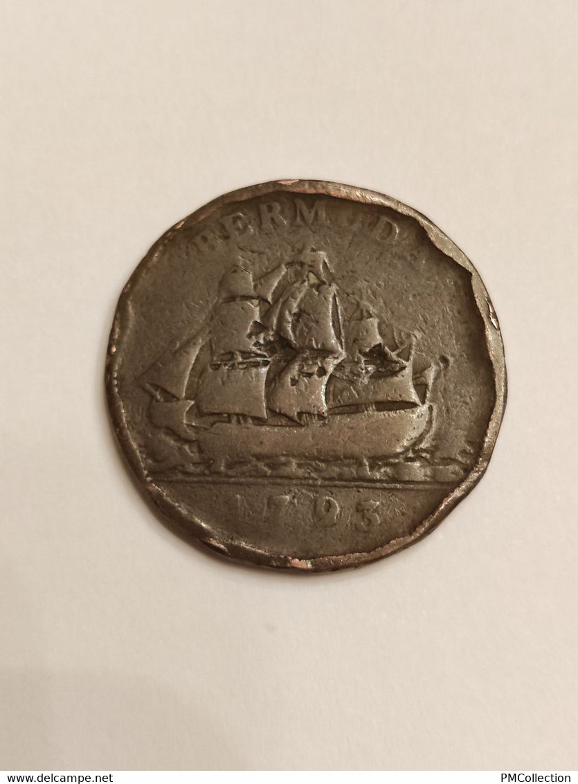 1 PENNY 1793 GEORGES III BERMUDA BERMUDES - Bermudes