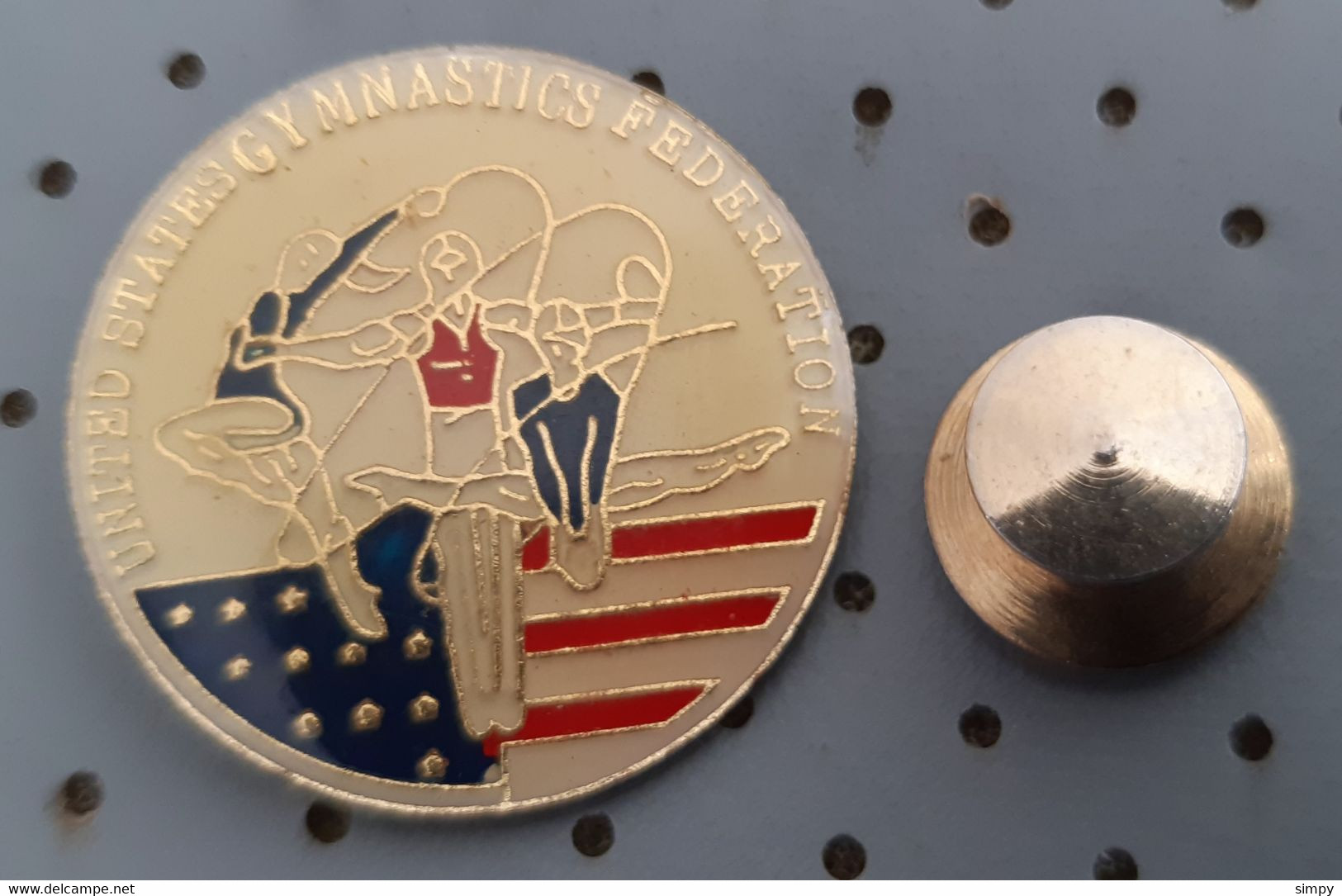United States Gymnastic Federation USA Pin Badge - Gymnastique