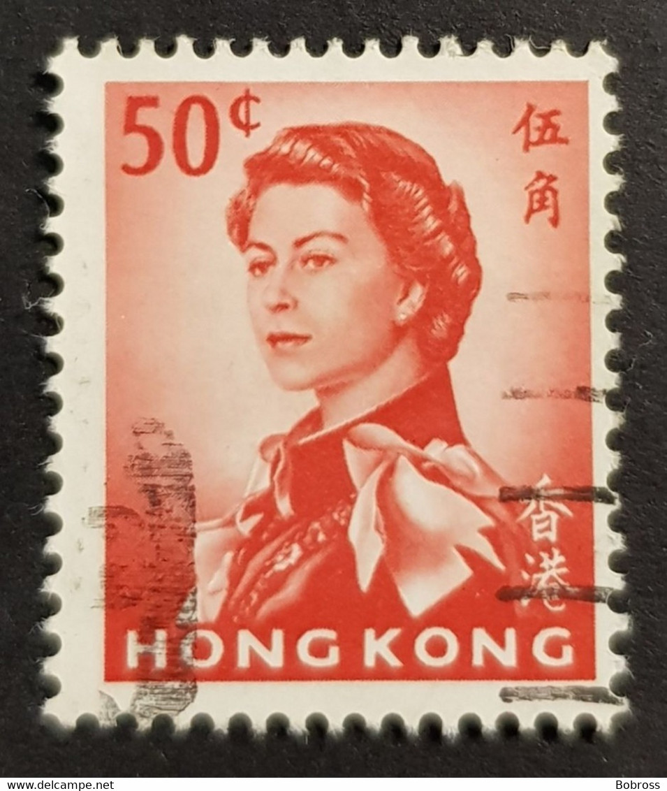 1962 Queen Elizabeth Ll, Hong Kong, China, Used - Usados