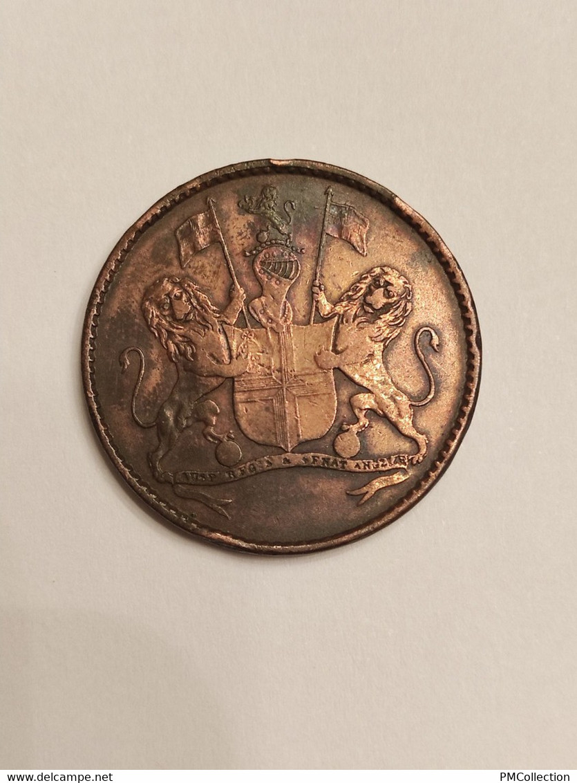 1/2 PENNY ST HELENA 1821GEORGES IV SAINTE HELENE - Sainte-Hélène