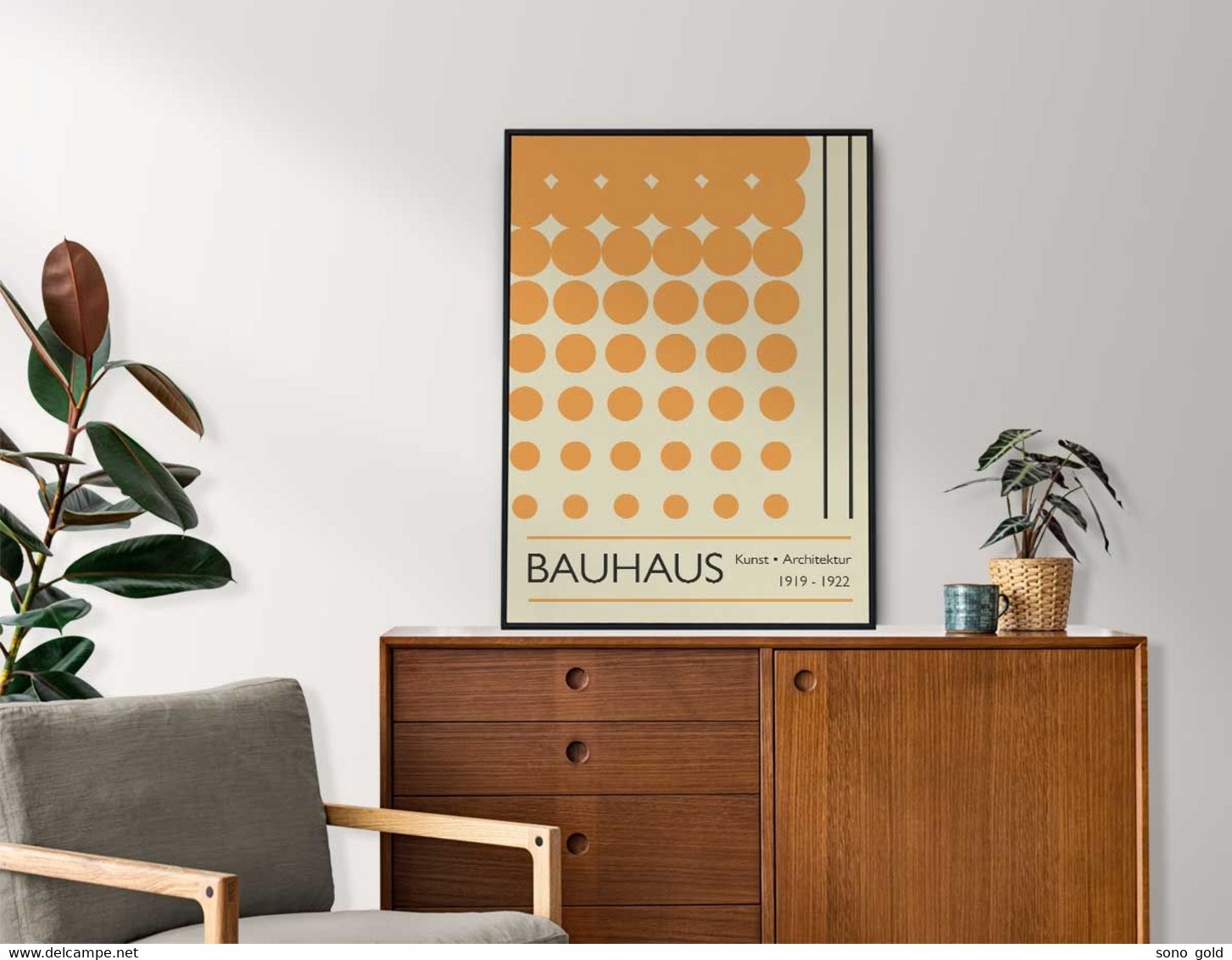 Bauhaus Ausstellung 1919 - 1922 ~ Exibition ~ Manifesto ~ Poster ~ Design ~ Architecture ~ Vintage ~ Mid Century - Hedendaagse Kunst