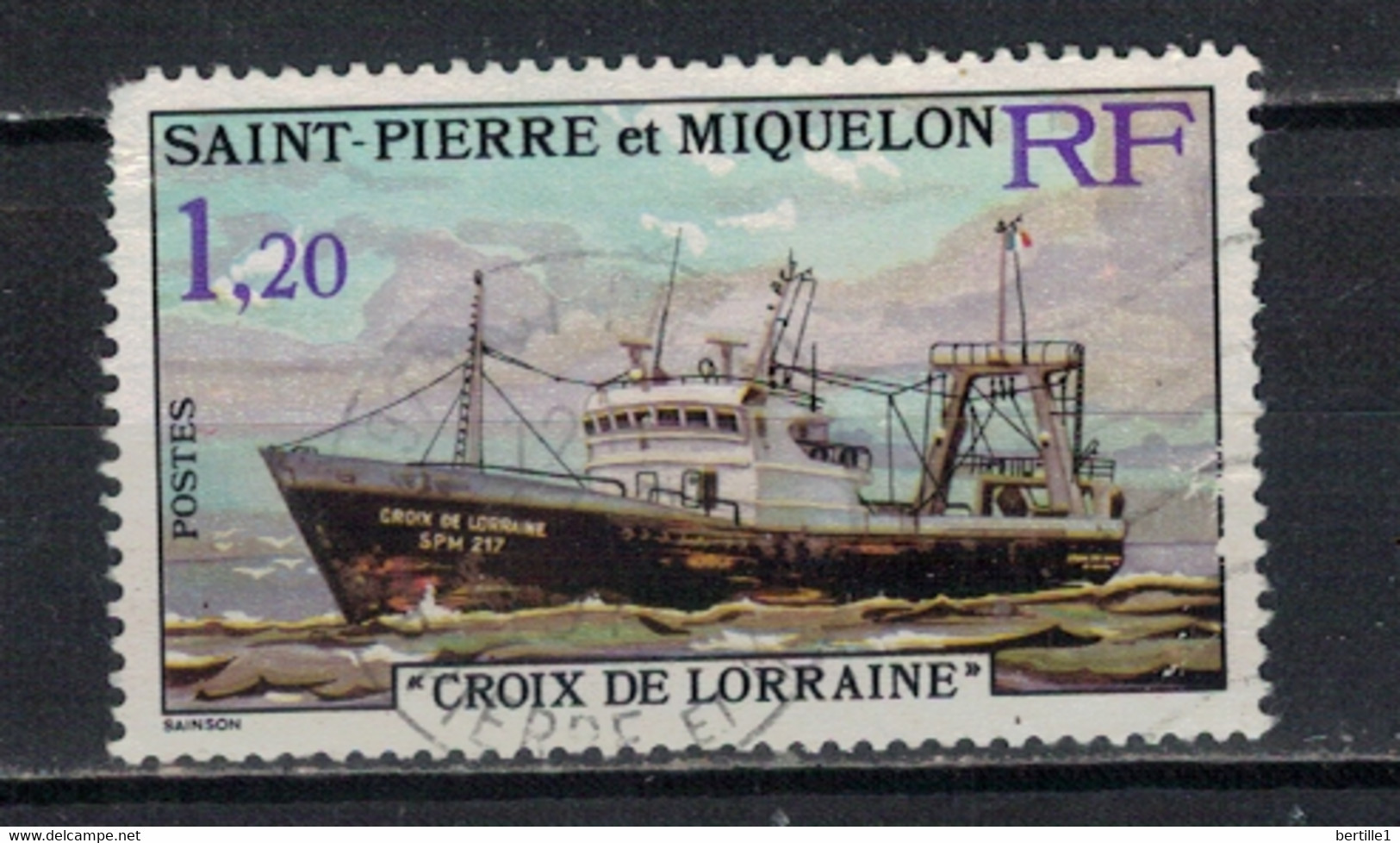 SAINT PIERRE ET MIQUELON             N°  YVERT 453 OBLITERE     ( OB    06/ 23 ) - Oblitérés