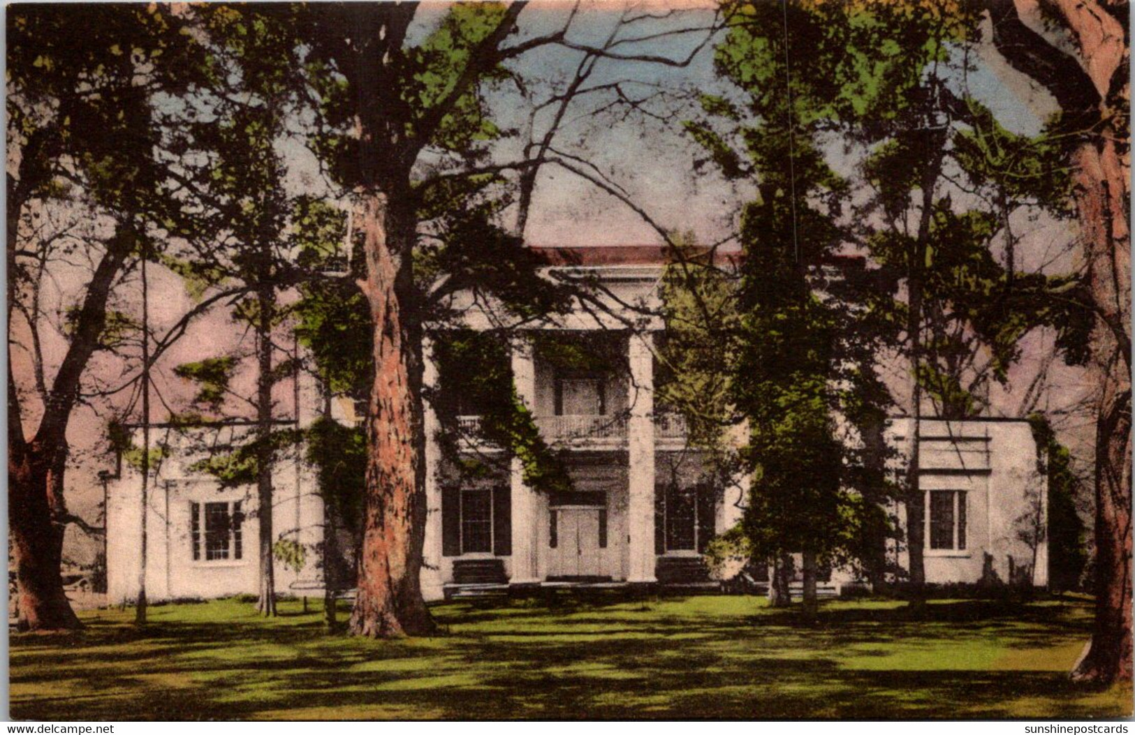 Tennessee Nashville The Hermitage Home Of General Andrew Jackson Handcolored Albertype - Nashville