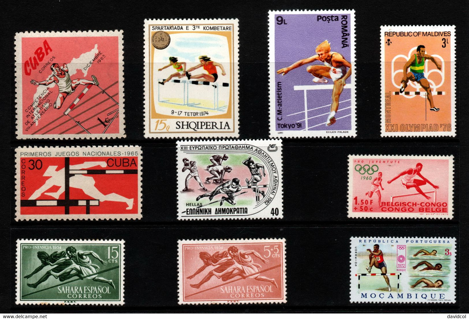 1088 - JUMP WITH OBSTACLES - LOT X 10 MNH STAMPS - SEE  SCAN - Salto