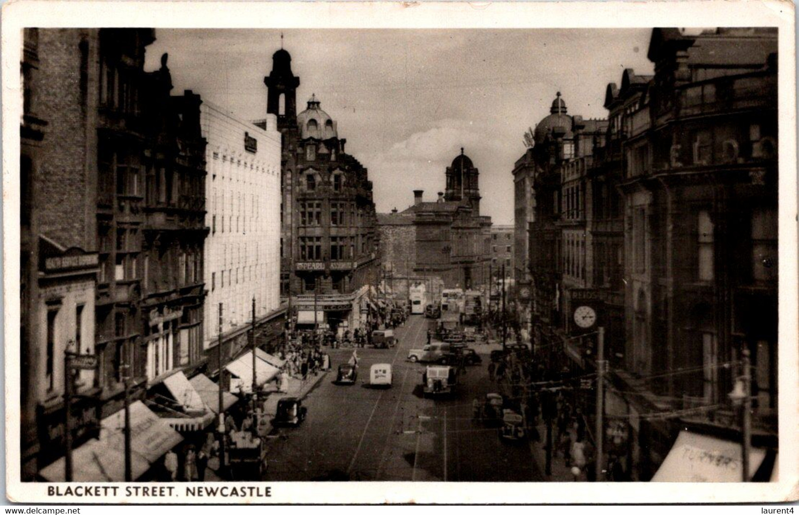 (2 Oø 35) Very Old - Posted From UK 1951 - Newcastle Blackett Street - Newcastle-upon-Tyne