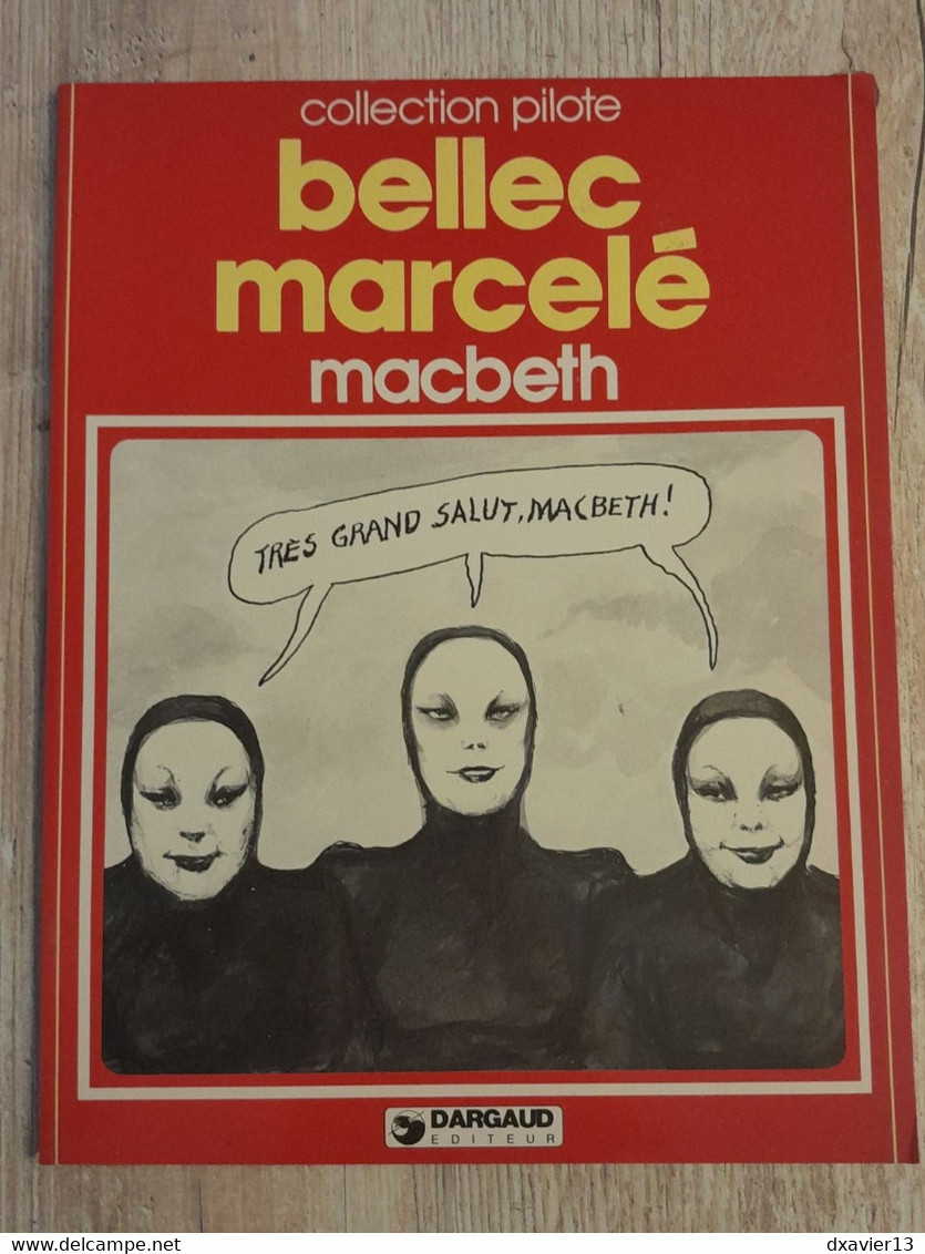 Bande Dessinée Dédicacée -  Collection Pilote 21 - Macbeth (1979) - Opdrachten