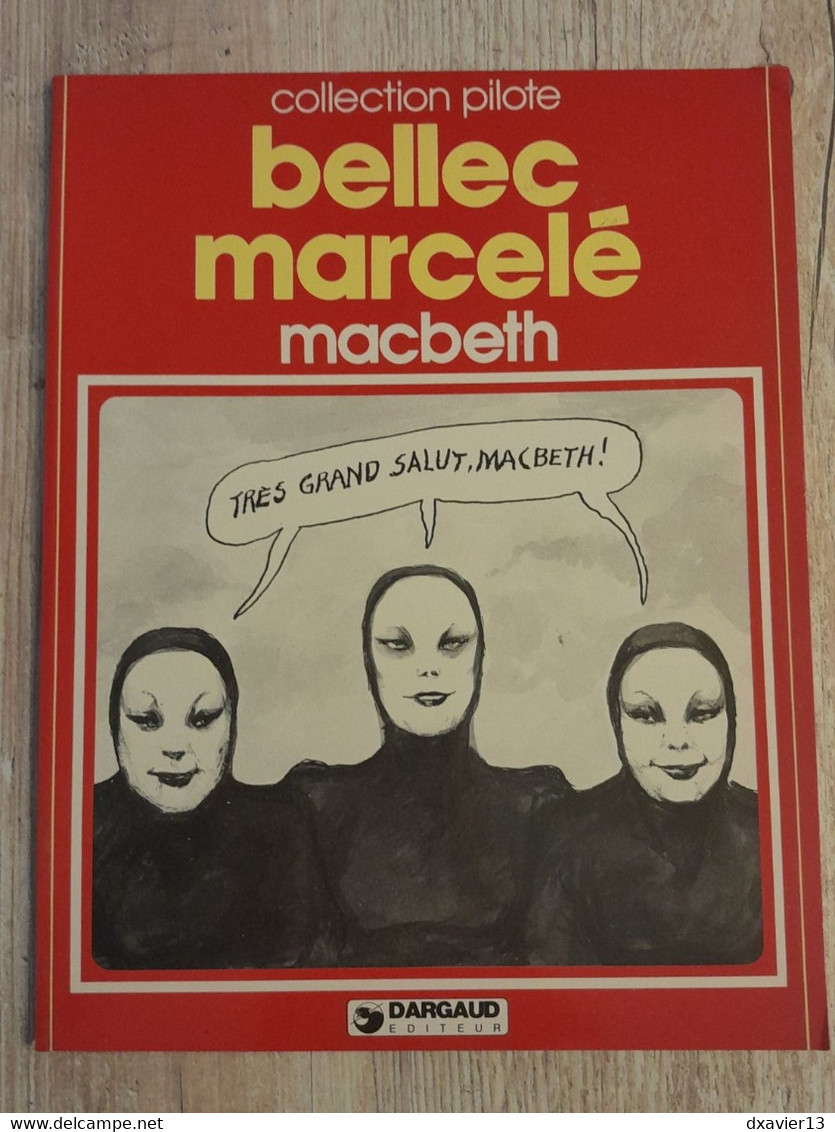 Bande Dessinée Dédicacée -  Collection Pilote 21 - Macbeth (1979) - Dediche