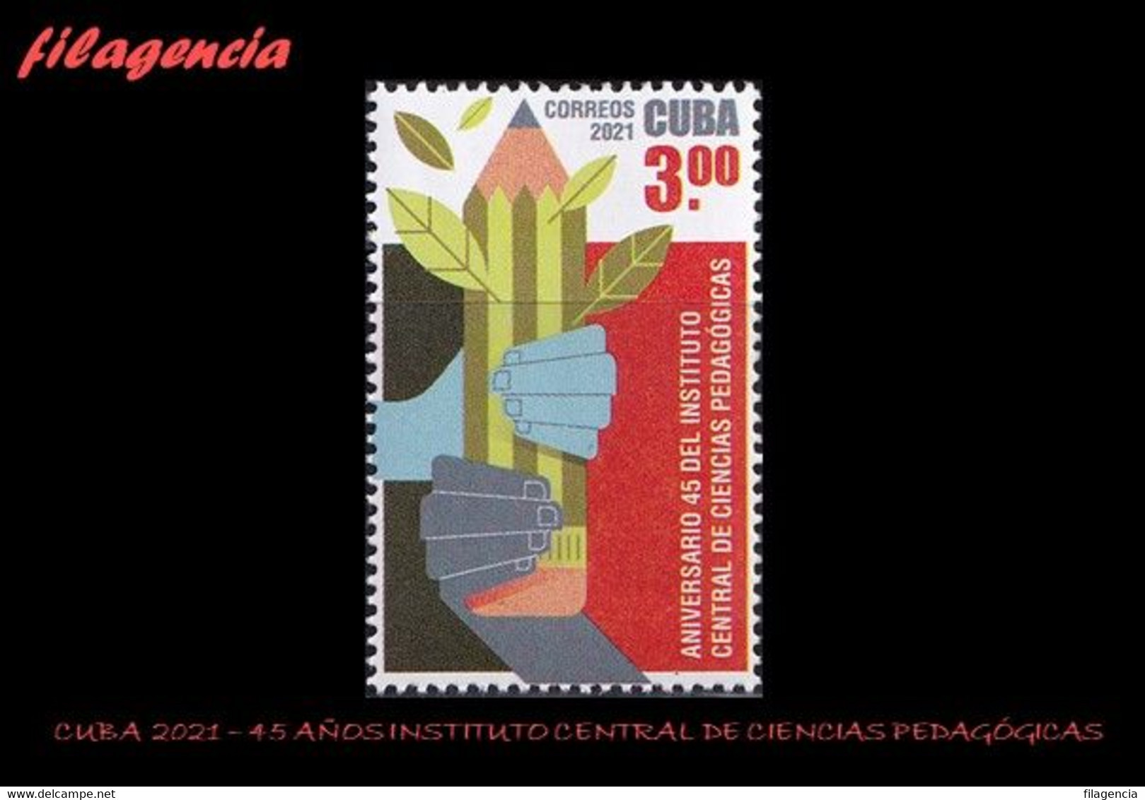 AMERICA. CUBA MINT. 2021 45 AÑOS DEL INSTITUTO CENTRAL DE CIENCIAS PEDAGÓGICAS - Neufs