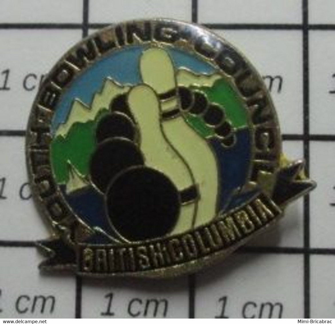 512c Pin's Pins / Beau Et Rare / SPORTS  / CANADA BRITISH COLUMBIA YOUTH BOWLING COUNCIL - Bowling