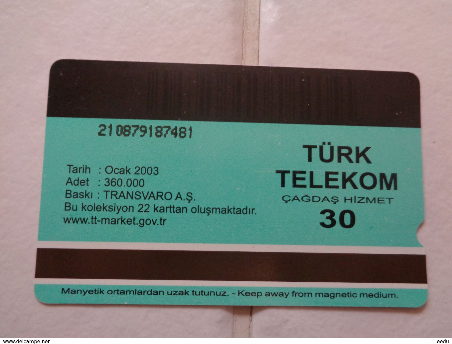 Turkey Phonecard - Türkei