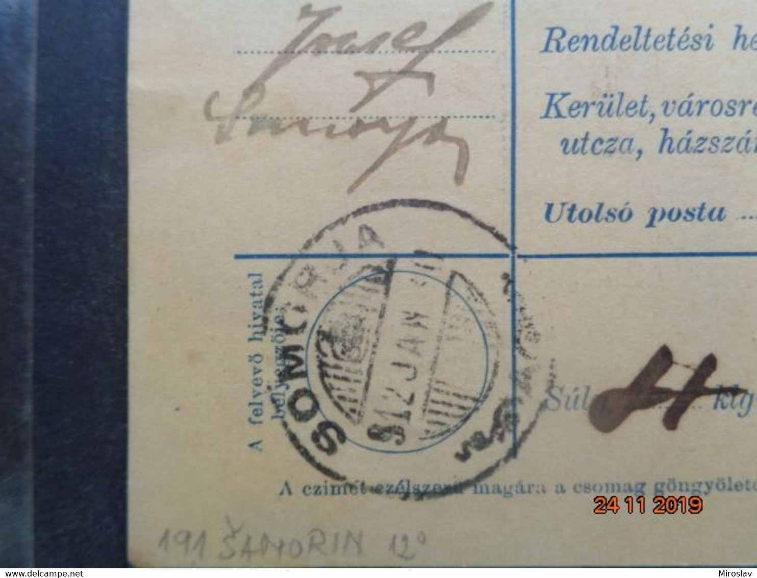 ČESKOSLOVENSKO  - SOMORJA - ŠAMORÍN - STUBNYA FURDO - TURČIANSKE TEPLICE - ...-1918 Prephilately