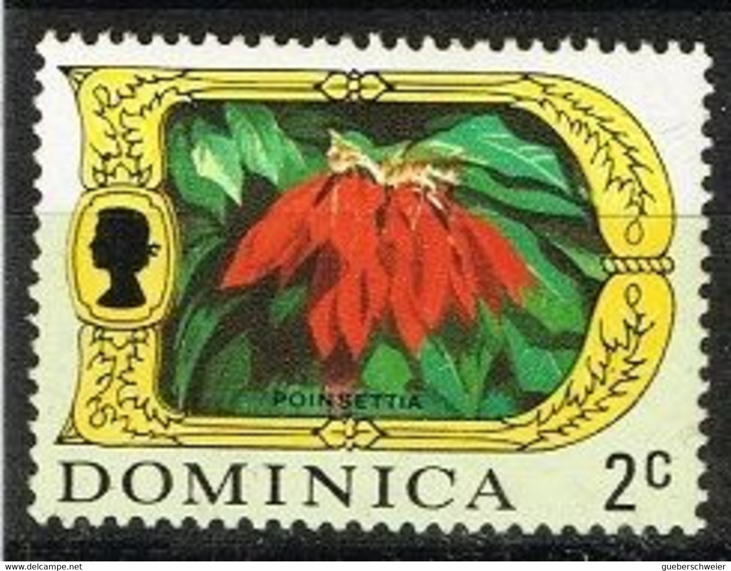 FLO 282 - DOMINICA Fleur Neuf** - Dominica (1978-...)