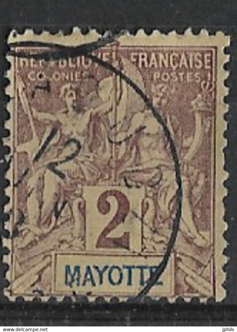 MAYOTTE N° 2 Oblitéré - Usati