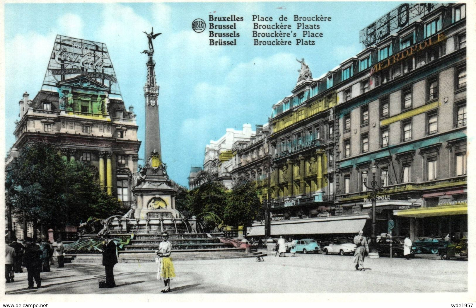 Bruxelles - Place De Brouckère - Photocolorplastifix A. Dohmen (ALBERT) - Marktpleinen, Pleinen